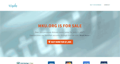 Desktop Screenshot of mku.org